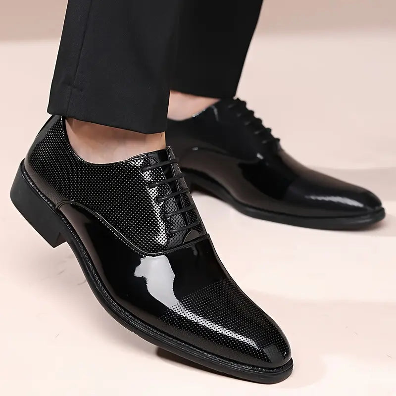 🥾 Men's Elite Glossy Stylish Shoes | FLAT 45%🔥