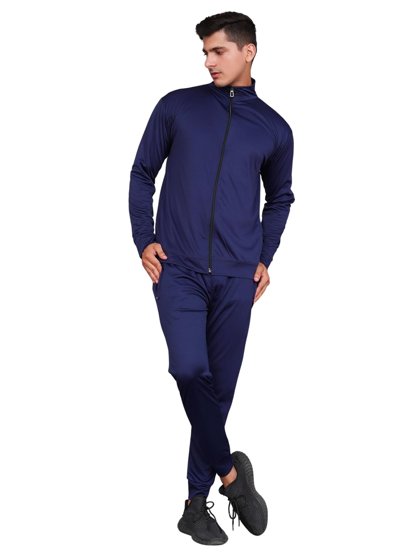 🧘♂️ Urban Tracksuit™ - Breathable Fabric (Navy Blue) 🏃♀️🖤 | 45% Off 🔥