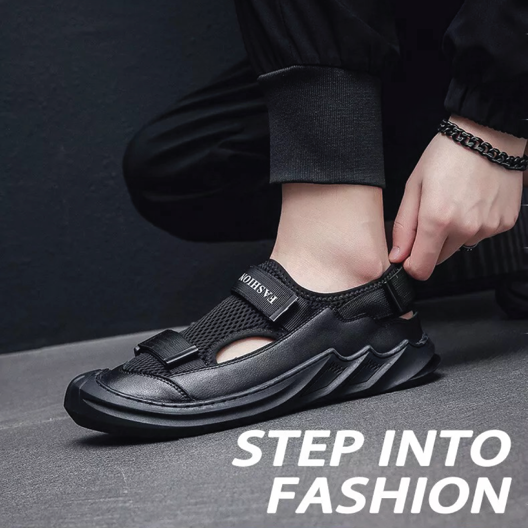 ⚡️👟 AirFlow™ - Black Premium Sneakers ⚫️ | FLAT 40% Off 🔥