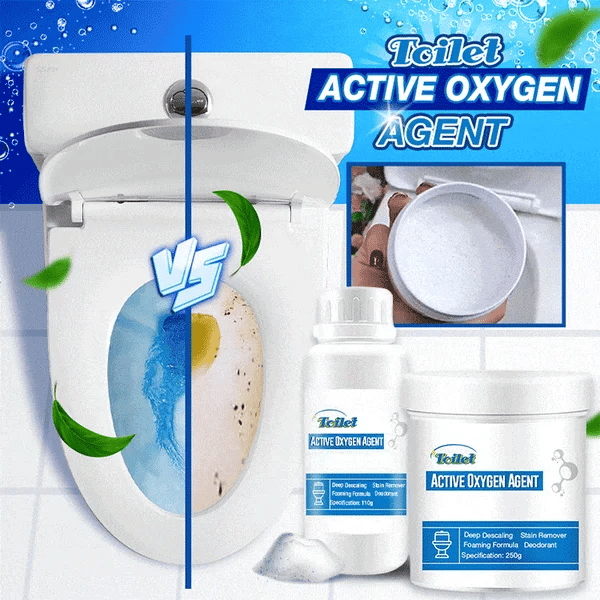 🌊 Oxy Shine Turbo™ | Activated Cleaning Power 🚽 (100 Gms | 2 box) 🔥