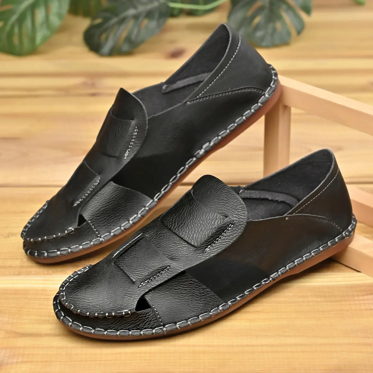 🏞️👟 Men's Cool Stride™- Slip-On Walkers ☀️🚶 | FLAT 45% Off 🔥