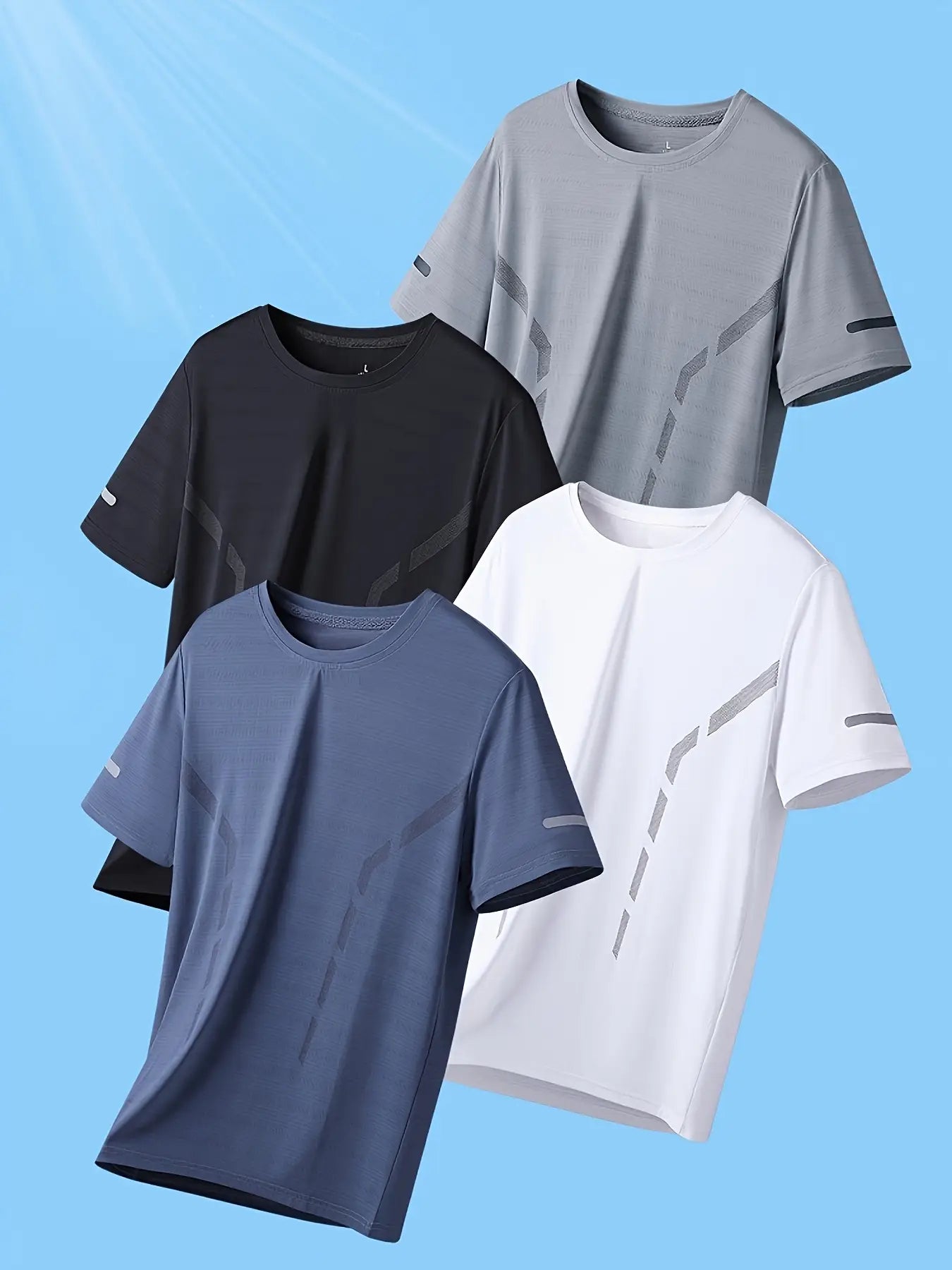 👕 Men's Poly Casual T shirt – Pack of 4 | FLAT 45% Off 🔥