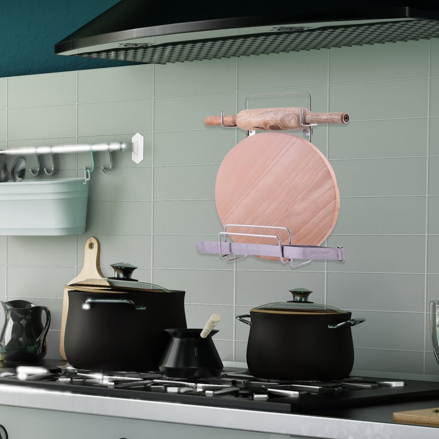 🥖 Steel Chef's Mate Chakla Belan Rack | FLAT 45%🔥