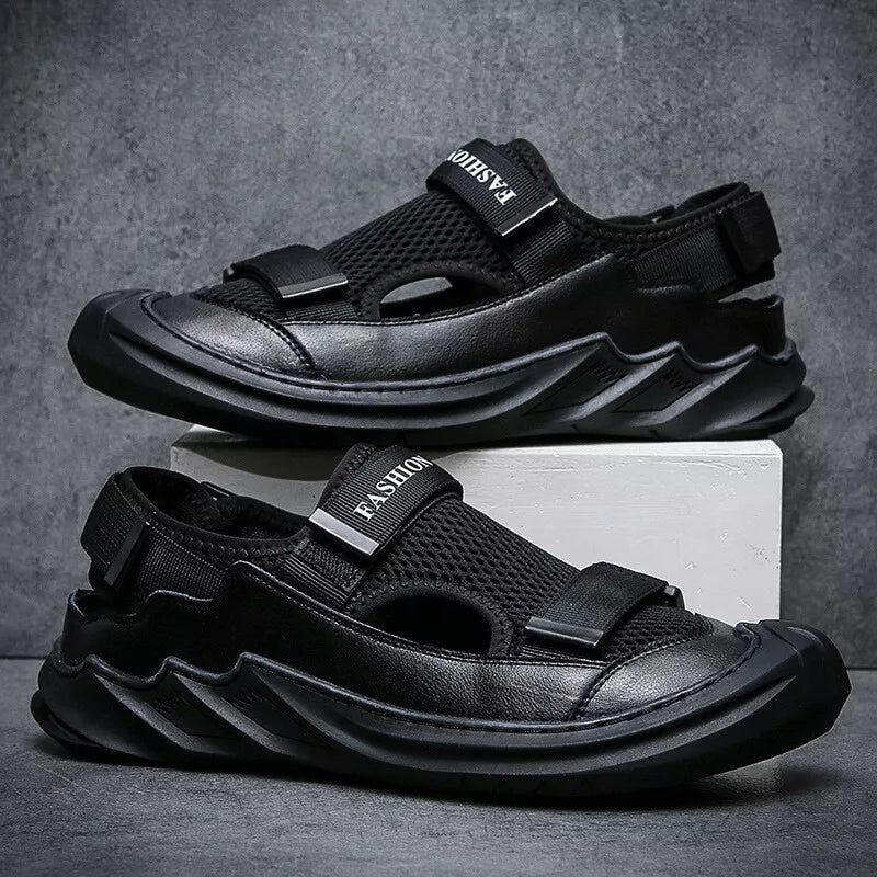 ⚡️👟 AirFlow™ - Black Premium Sneakers ⚫️ | FLAT 40% Off 🔥