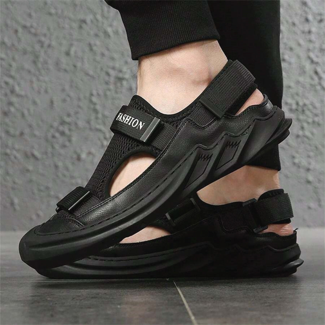 ⚡️👟 AirFlow™ - Black Premium Sneakers ⚫️ | FLAT 40% Off 🔥