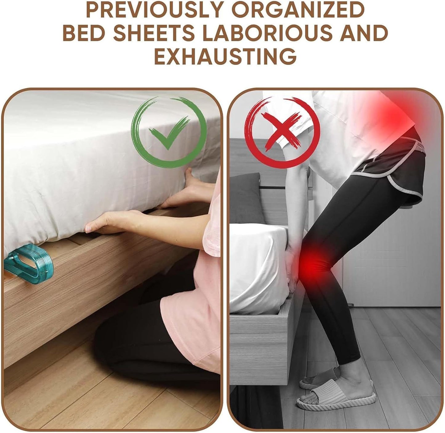 🛏️ TuckMaster Pro™ – Say Goodbye to Messy Beds! ✨(2 PCs) | FLAT 45% Off 🔥