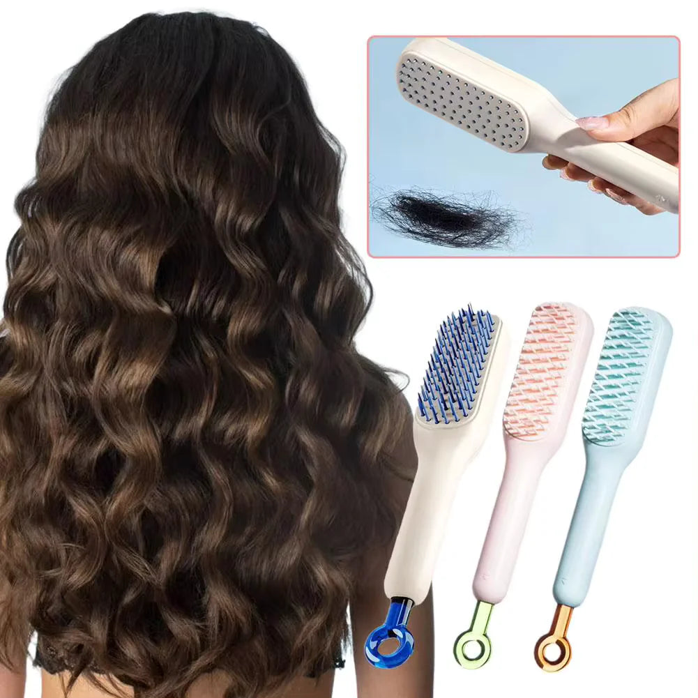 🌟💖Self-Cleaning Hair  Brush | FLAT 50%🔥