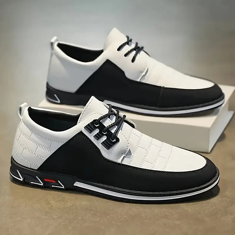 ⚫⚪ Dual Tone Elegance 🚶‍♂️‍➡️Slip-Ons Shoes | FLAT 45% Off 🔥