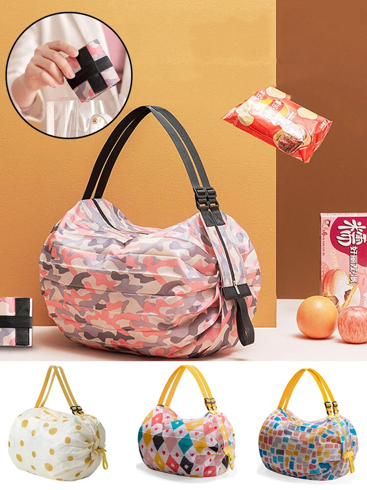 👜 Foldie Camo™ Foldable Shopper Bag 🌿 (Pack of 2) | FLAT 45% Off 🔥