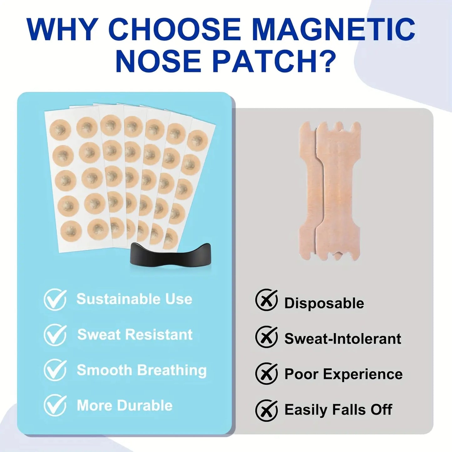 💎 Magnetic Nasal Strips™ -  Breathe Better 💨🌙 | FLAT 45% Off 🔥