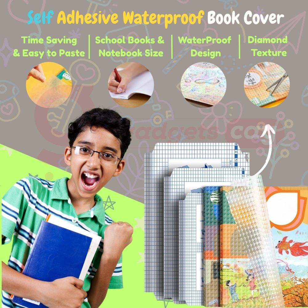 Aqua Crystal Stick & Transparent Books Cover | FLAT 45% Off 🔥
