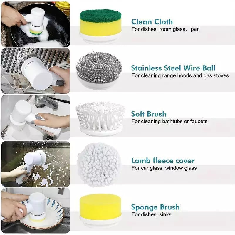 ✨🧽5 in 1 Kitchen Cleaning Brush | FLAT 50% 🔥