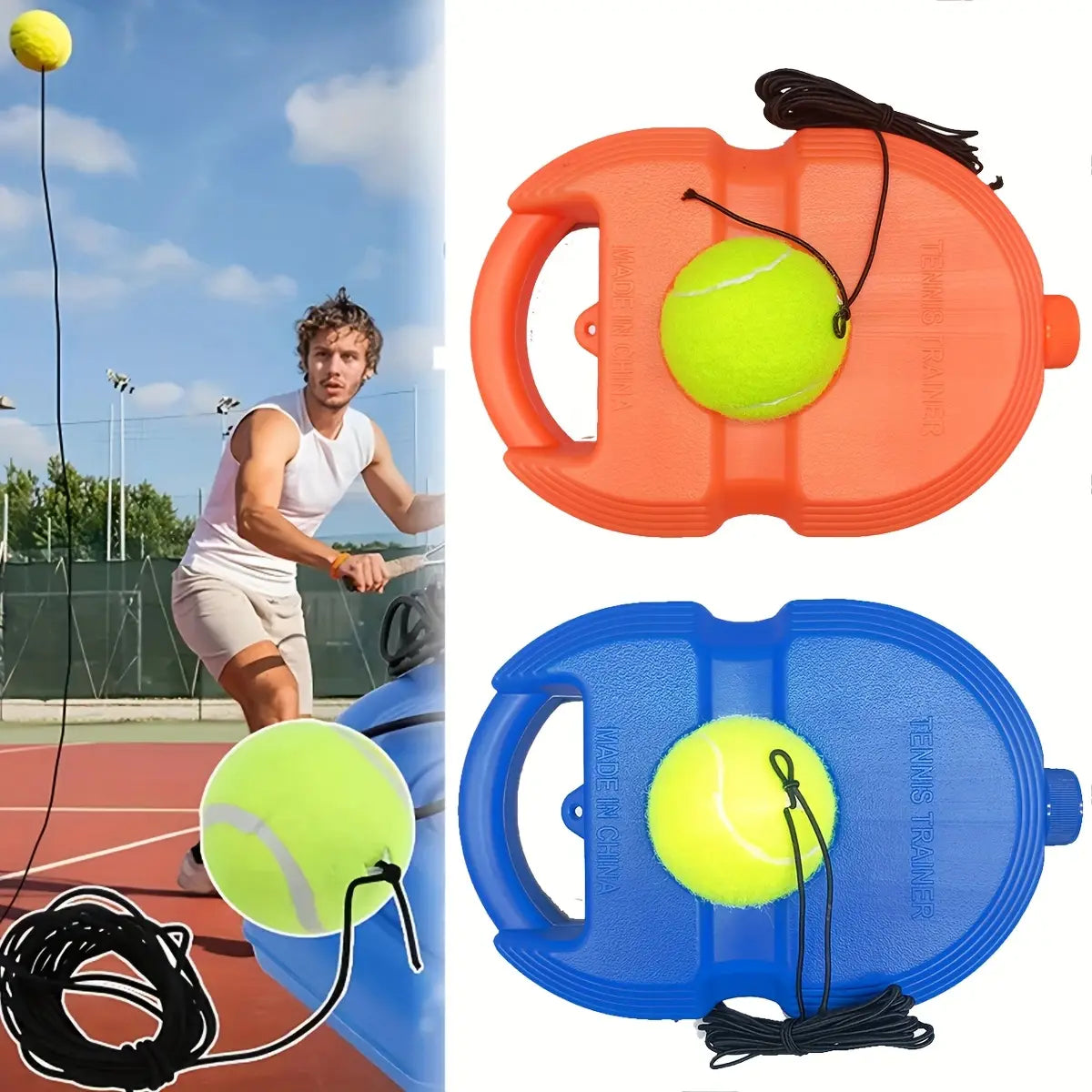 🎾🏃‍♂️ Quick Hit Rebounder™ Tennis 360 🌀 | FLAT 45% Off 🔥