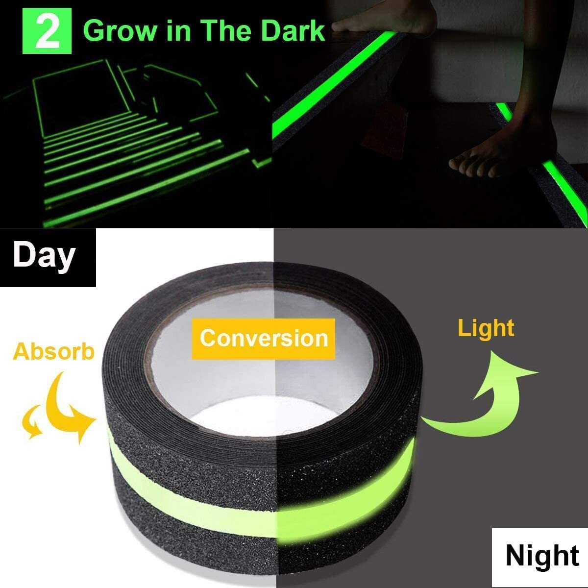 🚧 ⚡️ Grip Glow Protect™ Guard Tape 🚶‍♂️ | FLAT 45% Off 🔥