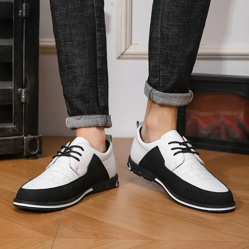 ⚫⚪ Dual Tone Elegance 🚶‍♂️‍➡️Slip-Ons Shoes | FLAT 45% Off 🔥