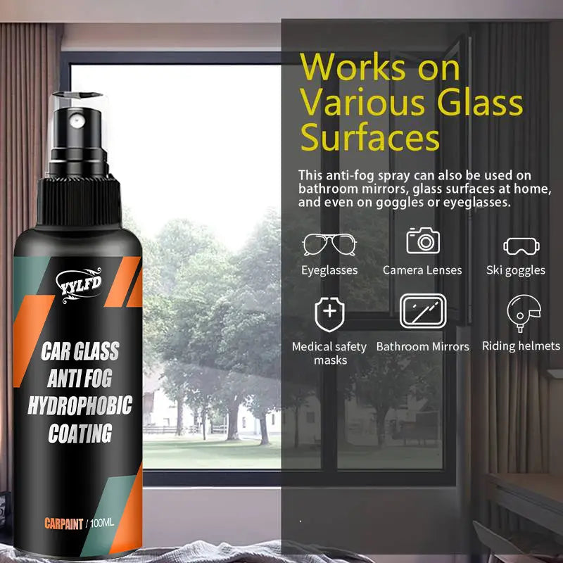 🚘 ⚡️ HydroGlide™ - 🌧️ Anti-Fog Spray  (Pack of 2) | FLAT 45% Off 🔥