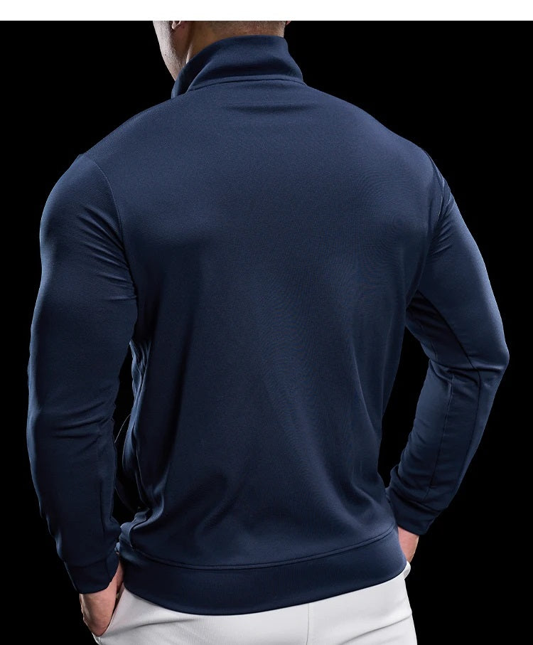 🧘‍♂️ Urban Tracksuit™ - Breathable Fabric (Navy Blue) 🏃‍♀️🖤 | 45% Off 🔥