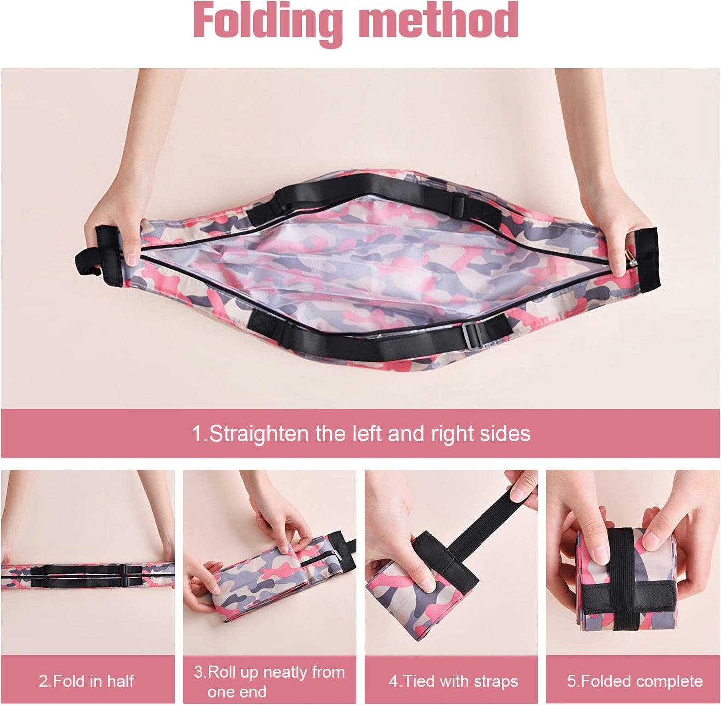 👜 Foldie Camo™ Foldable Shopper Bag 🌿 (Pack of 2) | FLAT 45% Off 🔥