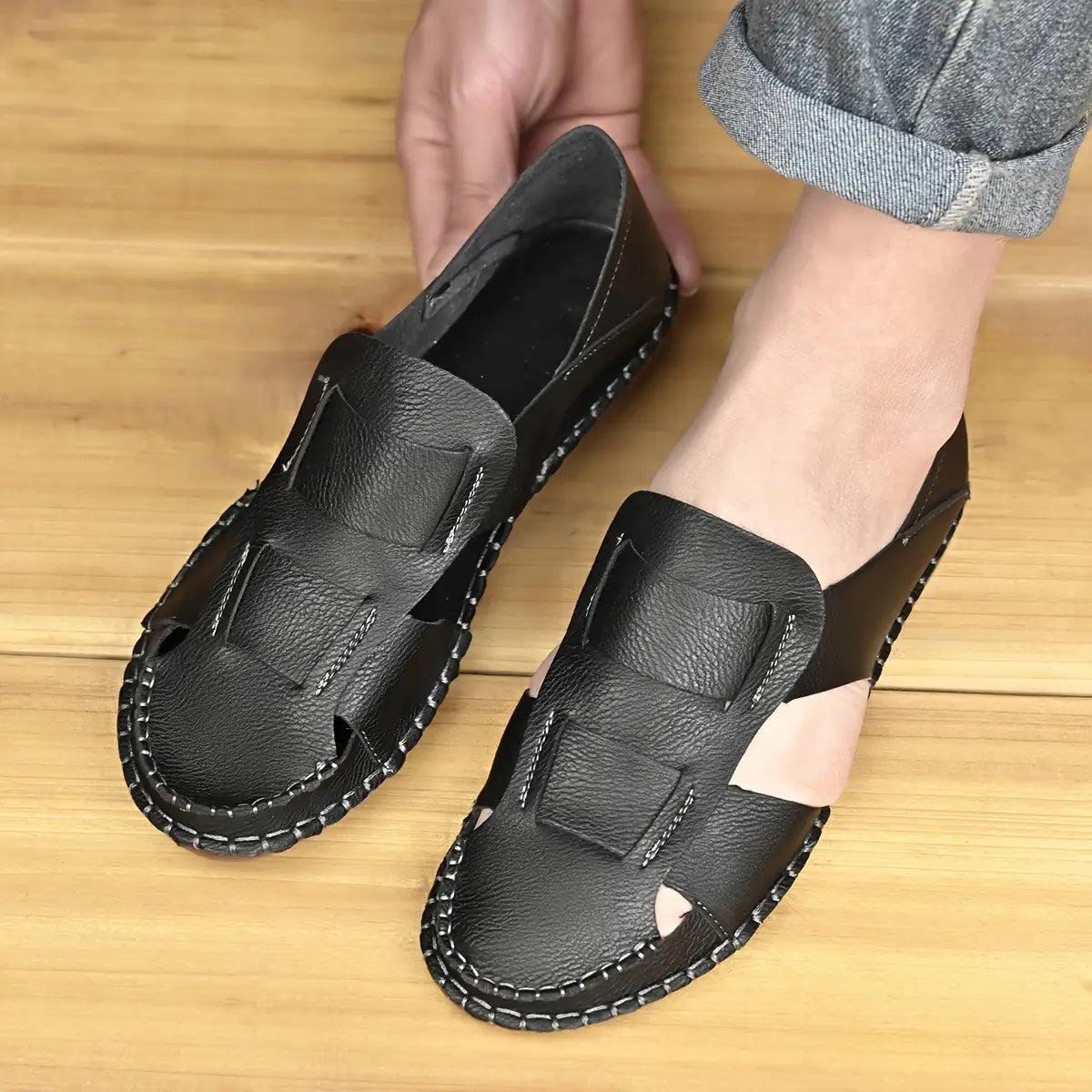 🏞️👟 Men's Cool Stride™- Slip-On Walkers ☀️🚶 | FLAT 45% Off 🔥
