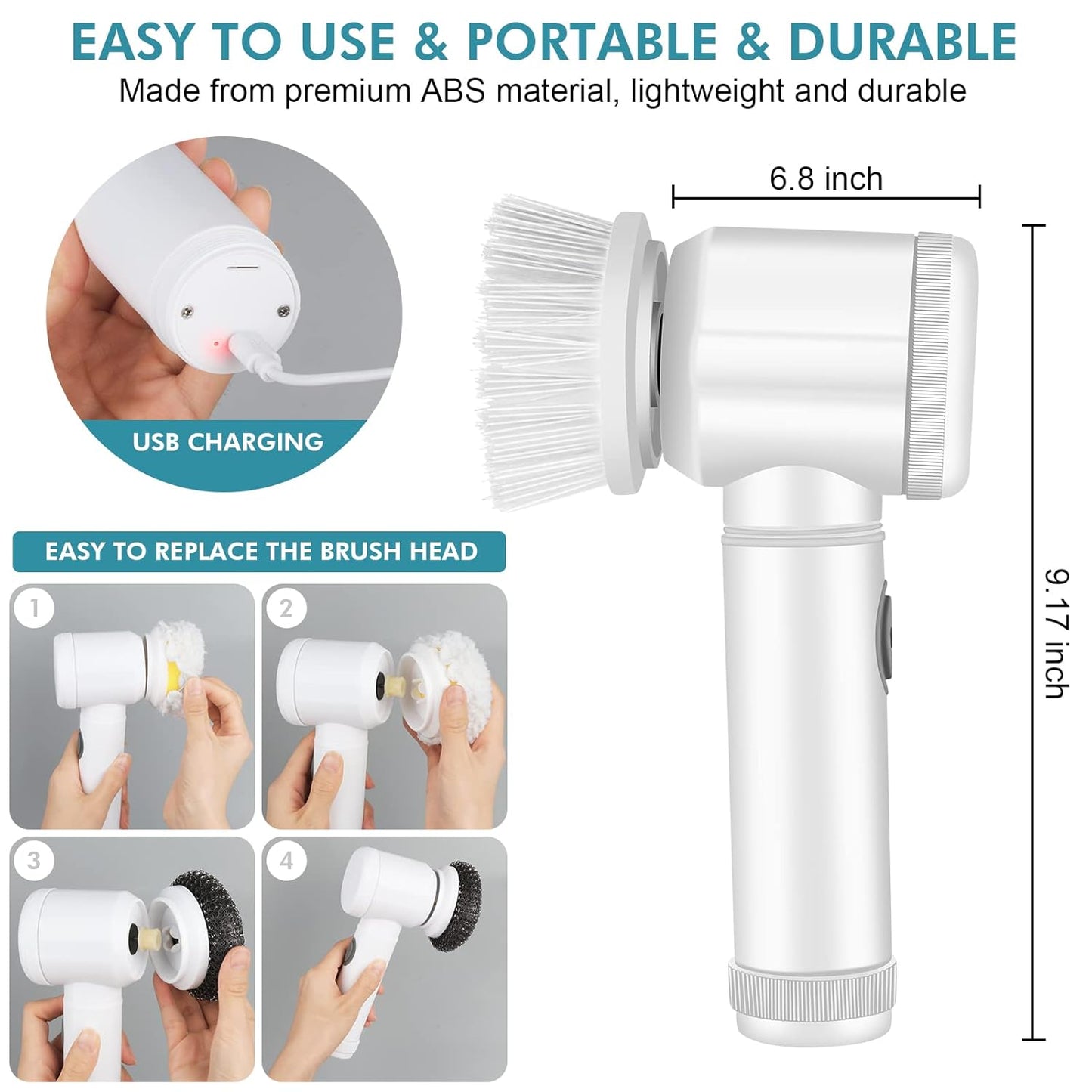 ✨🧽5 in 1 Kitchen Cleaning Brush | FLAT 50% 🔥