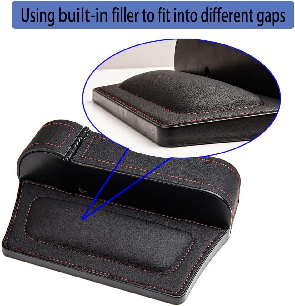 Leather Seat Gap Filler Organizer Storage