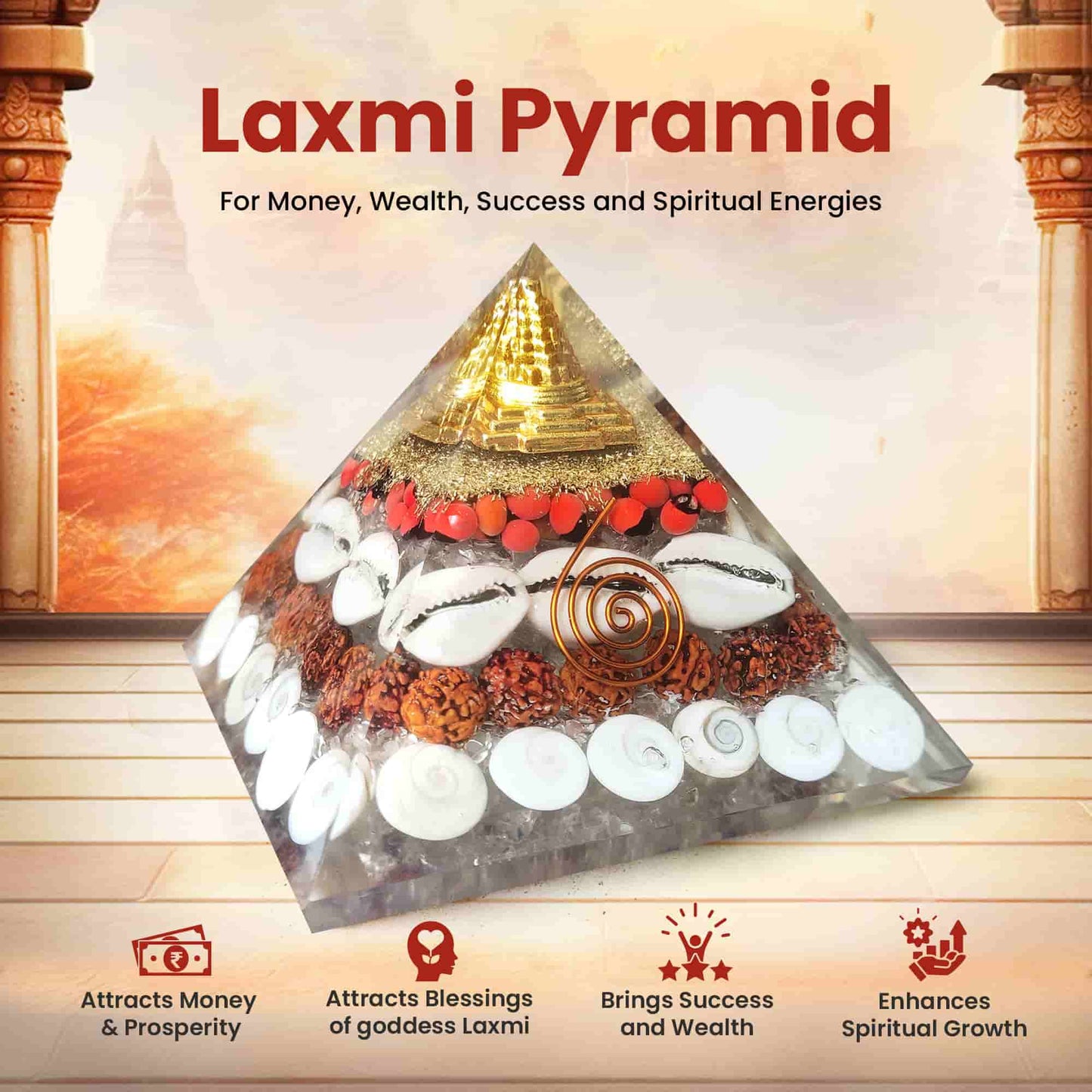 💠🌟 Lakshmi Vastu Money Magnet Pyramid 💰 | FLAT 45% 🔥