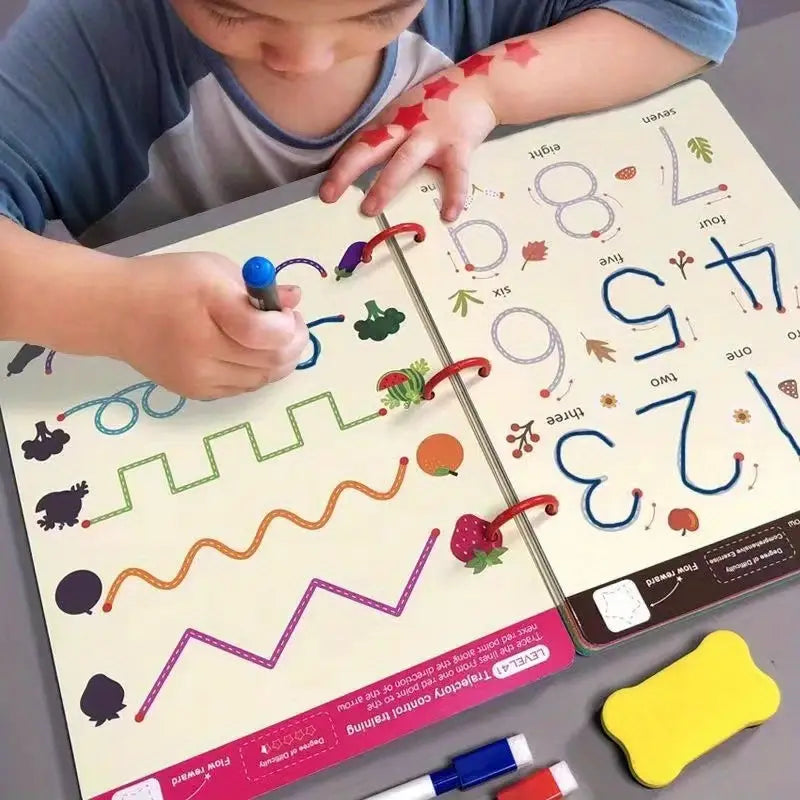 💥📚 Magic Tracing Book™- 64 Pages Of Learning 😎 | 45% OFF 🔥