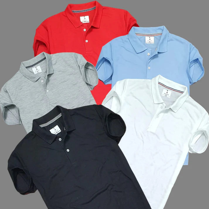 Polo T-Shirts Combo (Pack of 5)