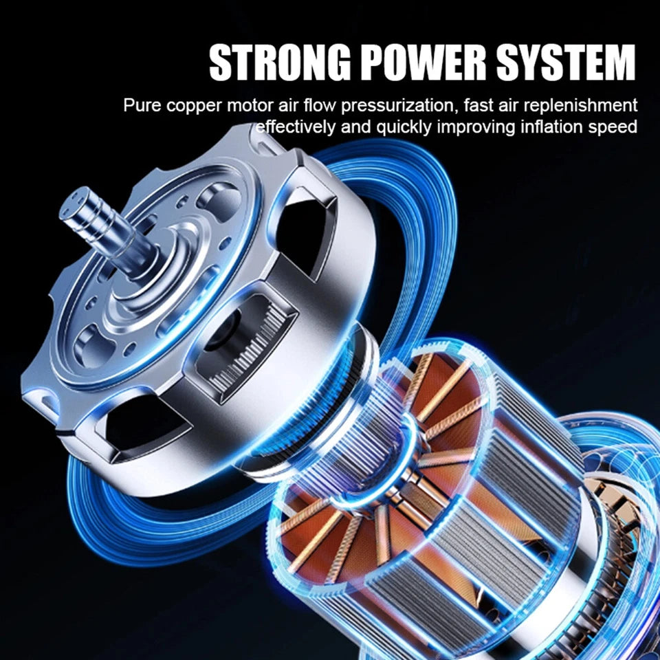 💨🚗 AirVibe Mini TurboTire Power™ Pump 🔋🌍 | FLAT 45% Off 🔥