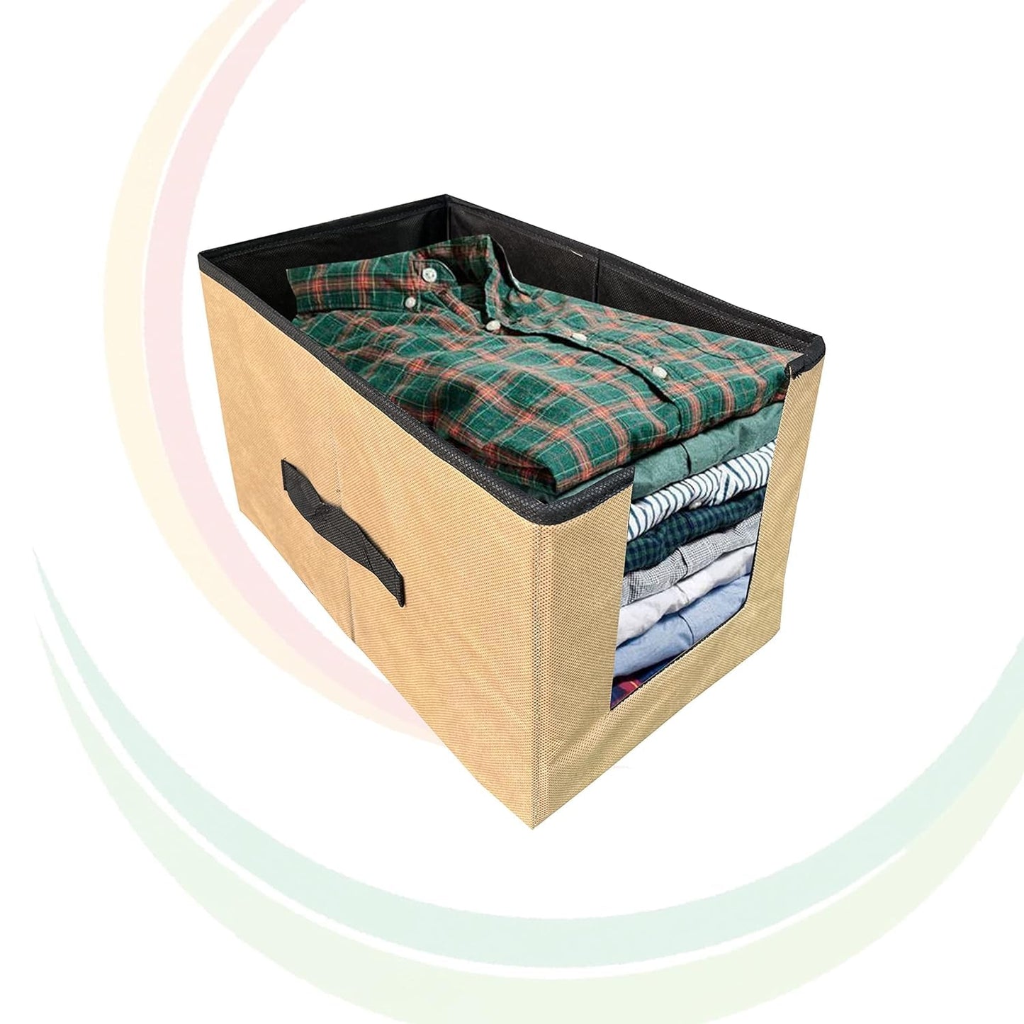 🌈👕 Clothes FoldiBox Space™ Cube Smart Storage 📦 | (Pack of 3) 🔥