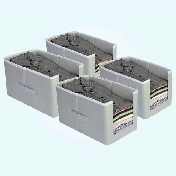🌈👕 Clothes FoldiBox Space™ Cube Smart Storage 📦 | (Pack of 3) 🔥