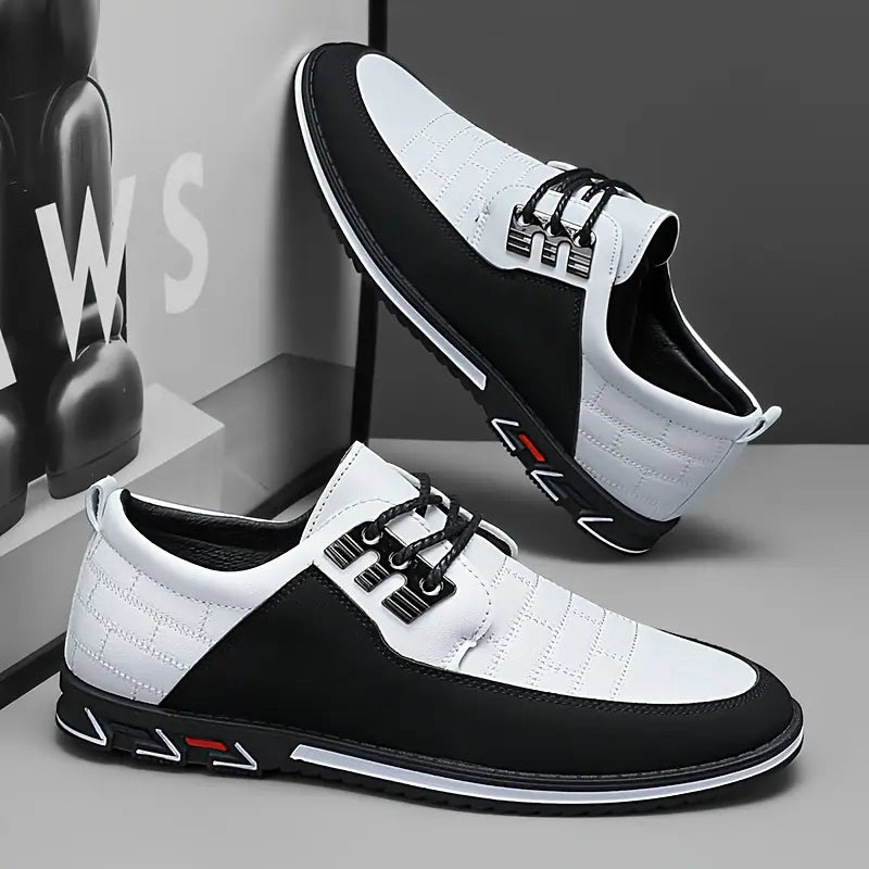 ⚫⚪ Dual Tone Elegance 🚶‍♂️‍➡️Slip-Ons Shoes | FLAT 45% Off 🔥