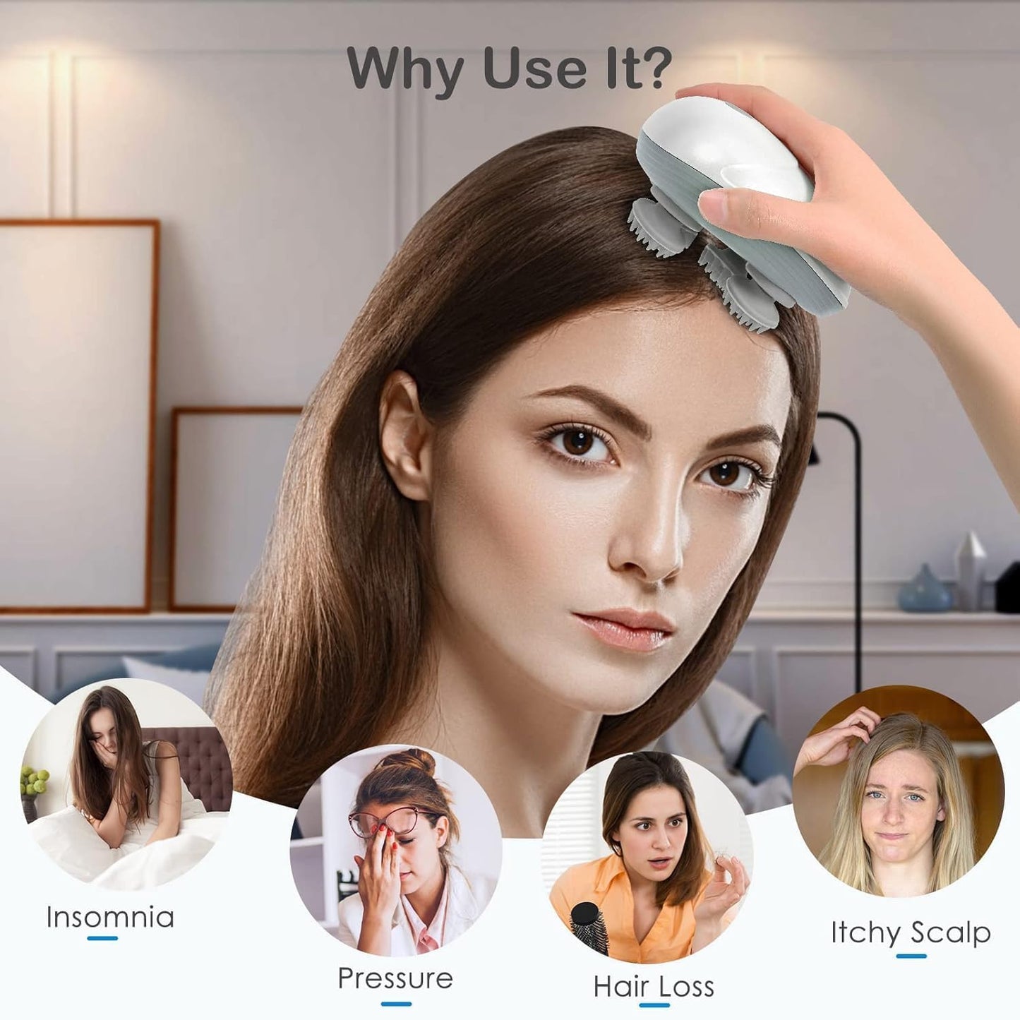 💆‍♂️ Relax Pulse Head Massager | FLAT 45%🔥