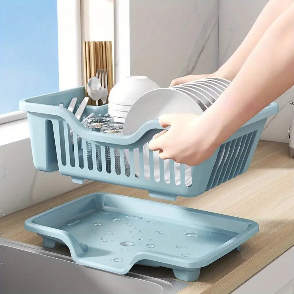 🍽️💧 Smart Sink™ Aqua Dry Kitchen Rack 3 in 1 🧺 | FLAT 45% Off 🔥