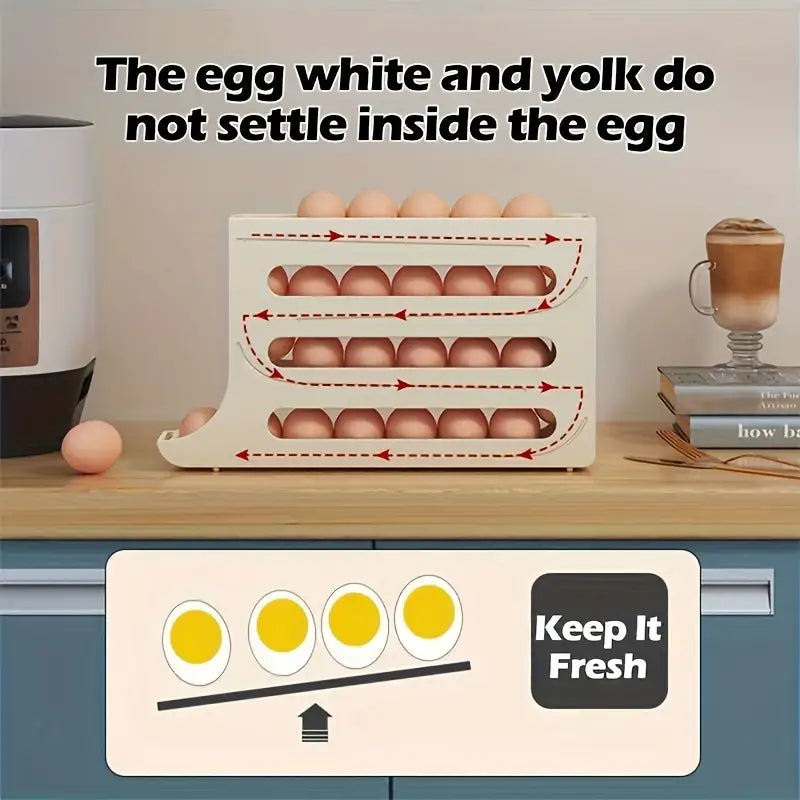 🥚Easy Roll 4-Layer Egg Tray | FLAT 50% Off 🔥