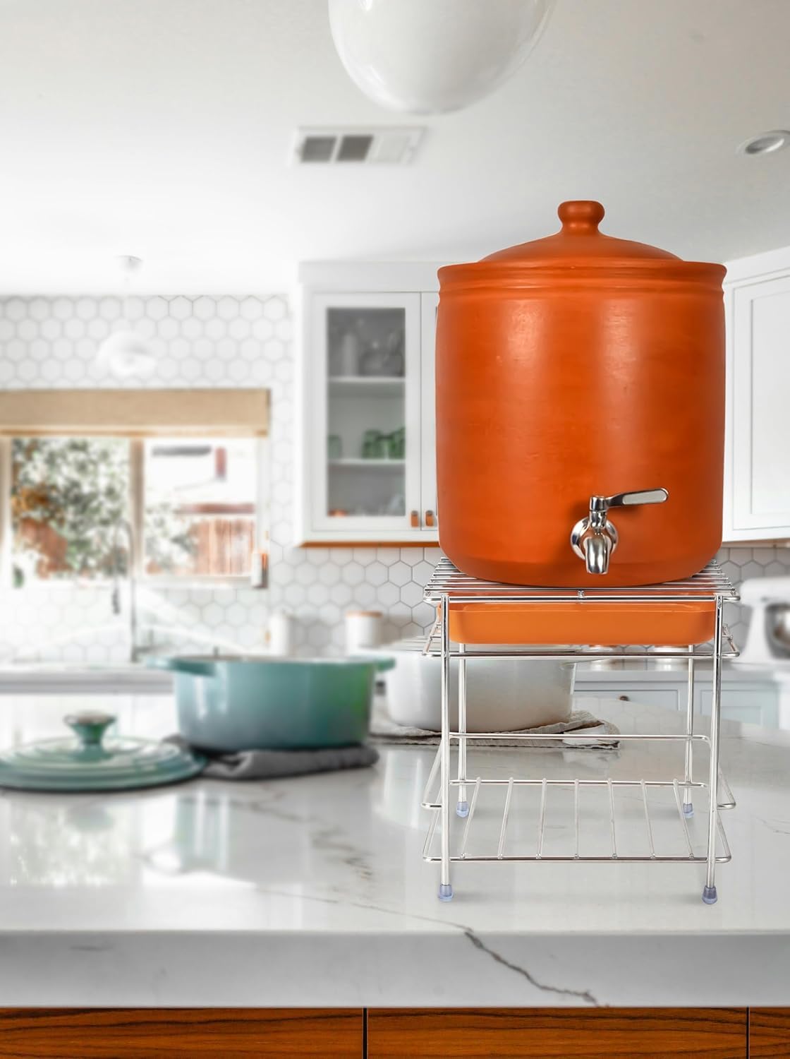 ✨ Premium Steel Matka Holder Tray Set | FLAT 45%🔥