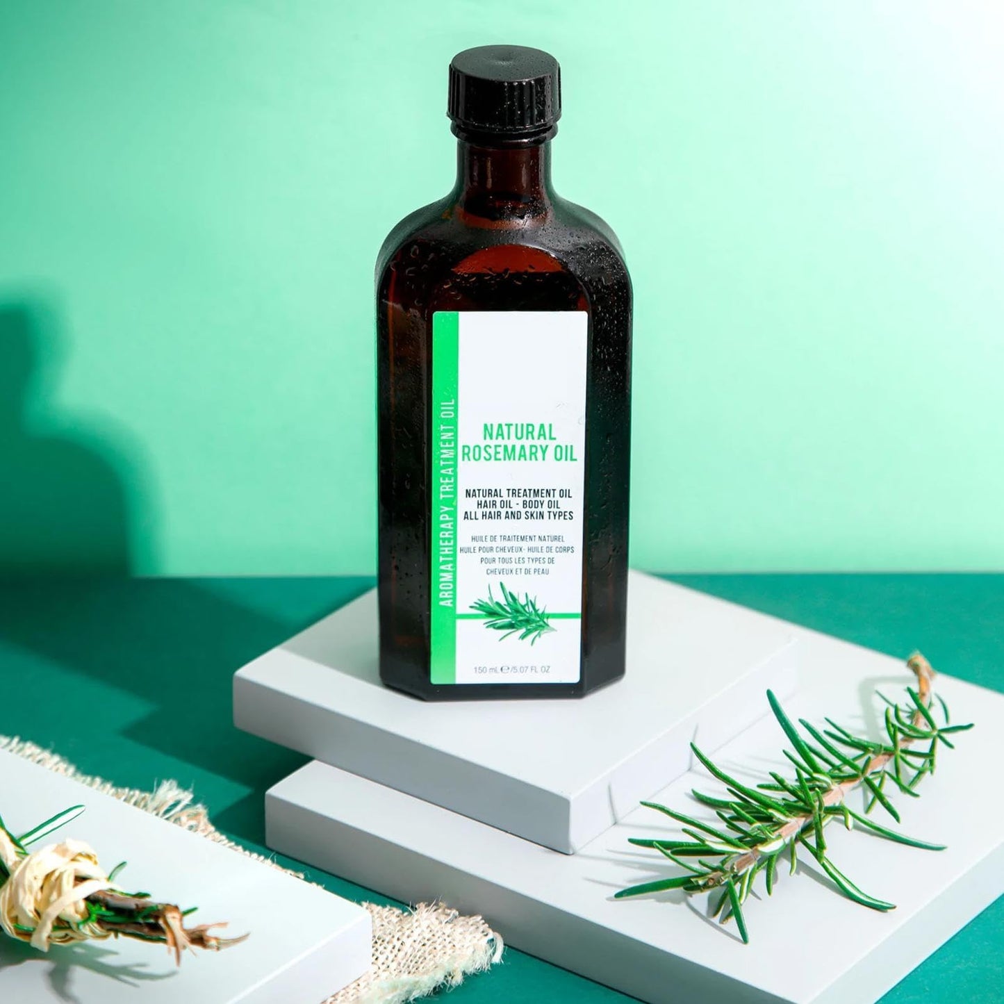 🌿 Rosemary Herbal Hair Growth Oil | FLAT 45% 🔥