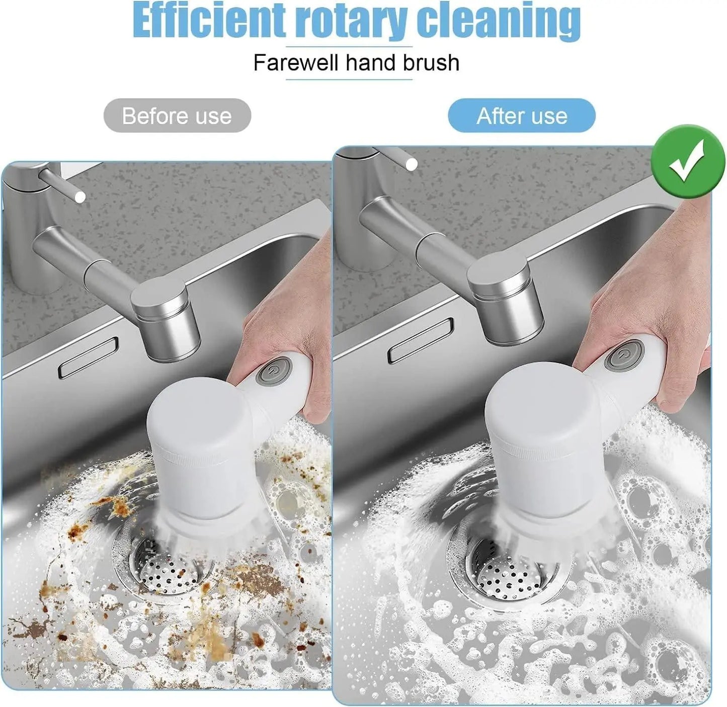 ✨🧽5 in 1 Kitchen Cleaning Brush | FLAT 50% 🔥