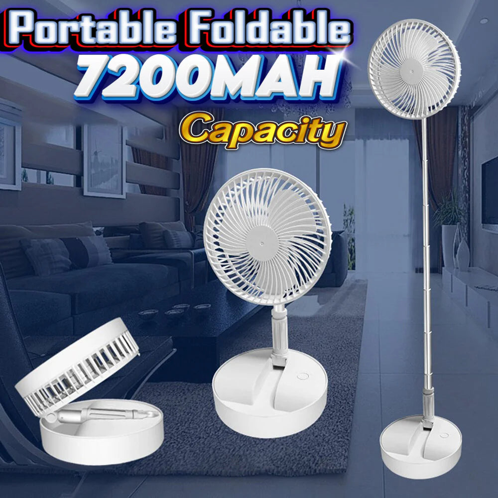 Magic Powerful Rechargeable High Speed Table Desk Fan