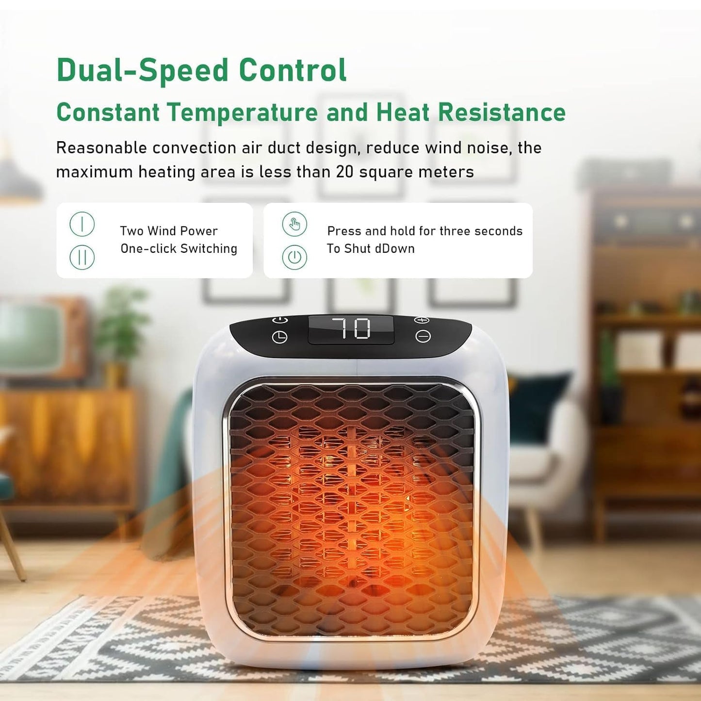 ❄️Electric New Handy Heater | FLAT 50% Off 🔥