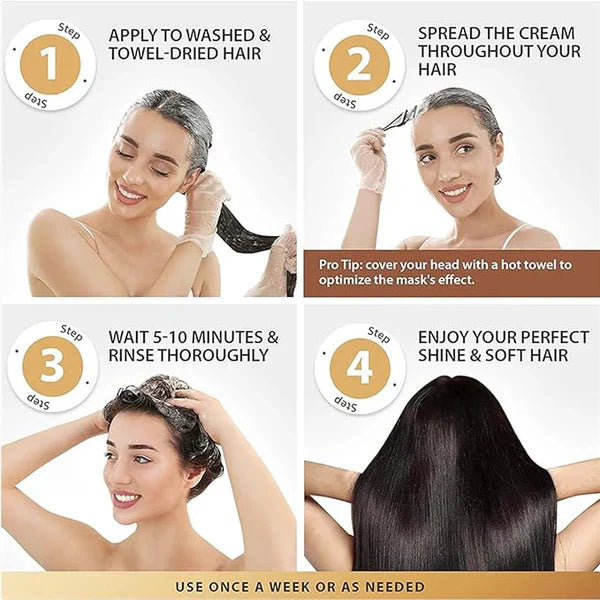 Karasell Collagen Hair Smoothing Mask® | (Pack Of 2)🥥🙎‍♀️