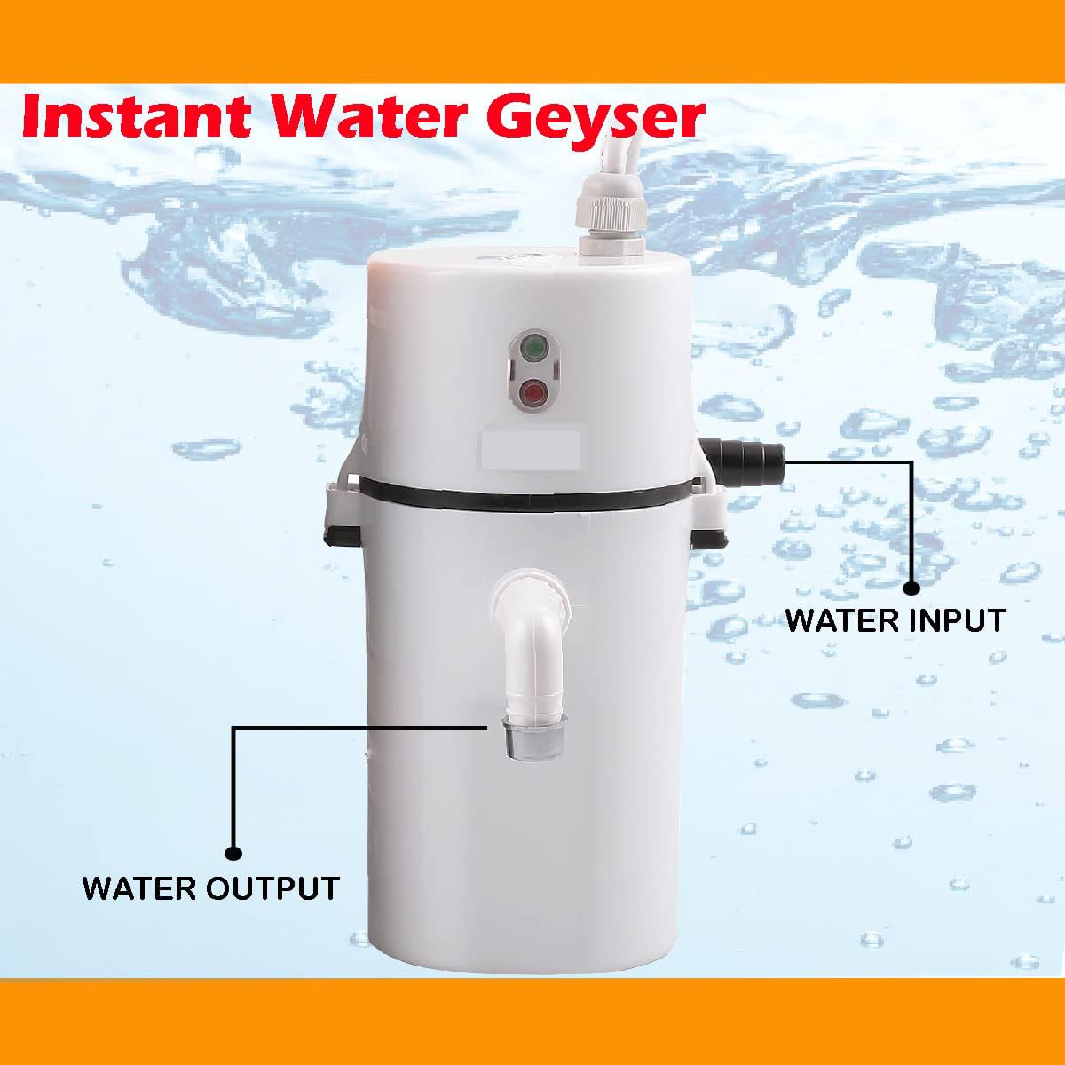 🧳 Splash Portable Hot Water Geyser | FLAT 50% 🔥