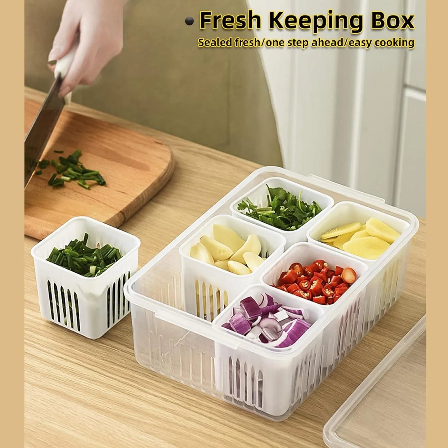 Premium Fridge Storage Box|🍱🎁