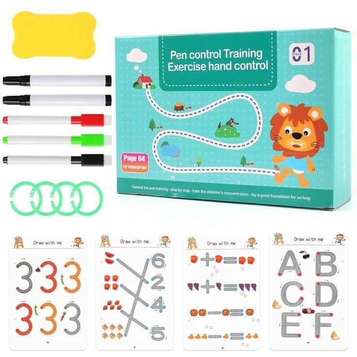 💥📚 Magic Tracing Book™- 64 Pages Of Learning 😎 | 45% OFF 🔥