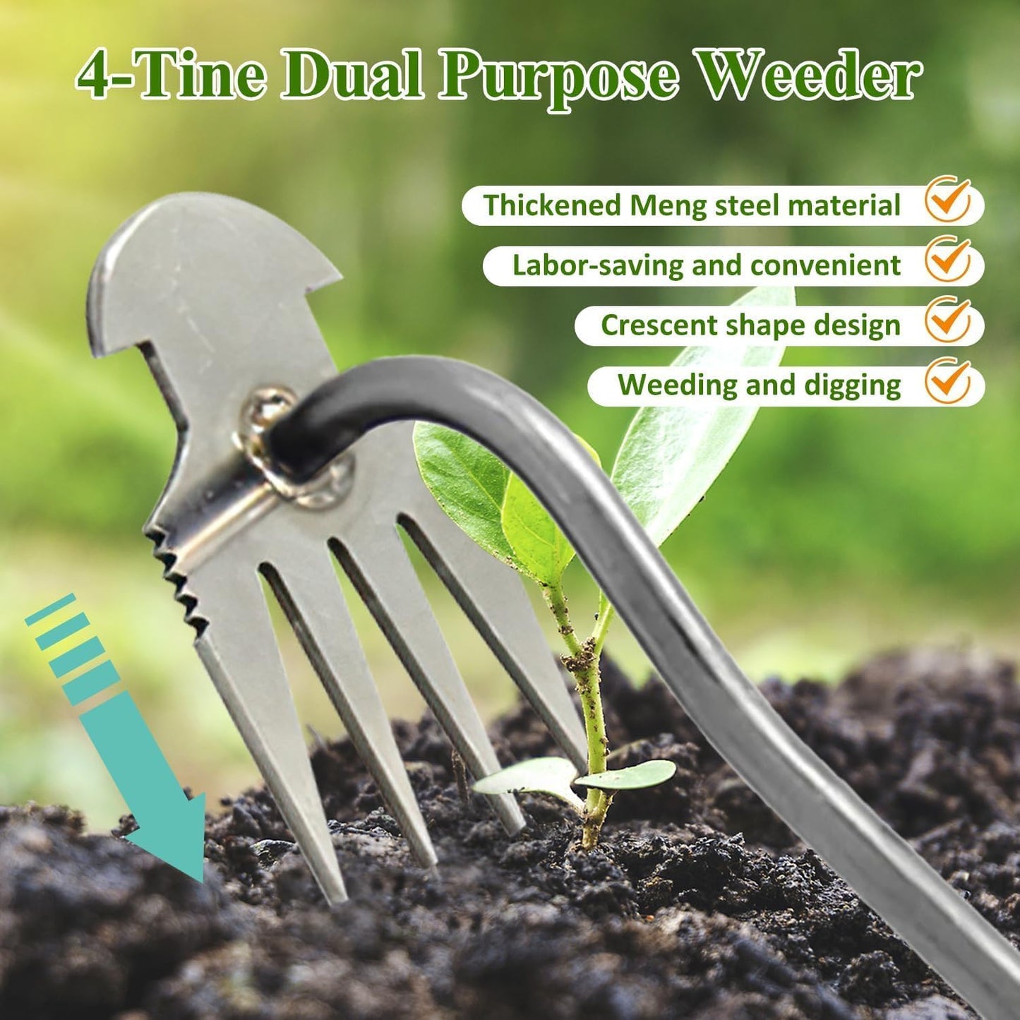 🌱✨Root Ripper™ - Garden Weeding Tool 🪓  - (1 Pc) | FLAT 45% Off 🔥