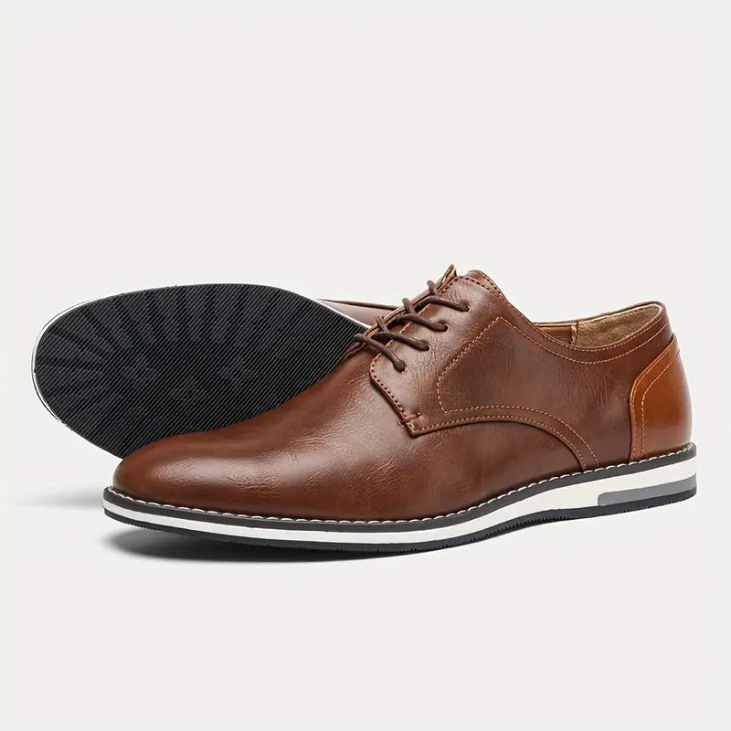 ⚡🟤 Urban Edge Oxfords Brown Shoes | FLAT 45% Off 🔥