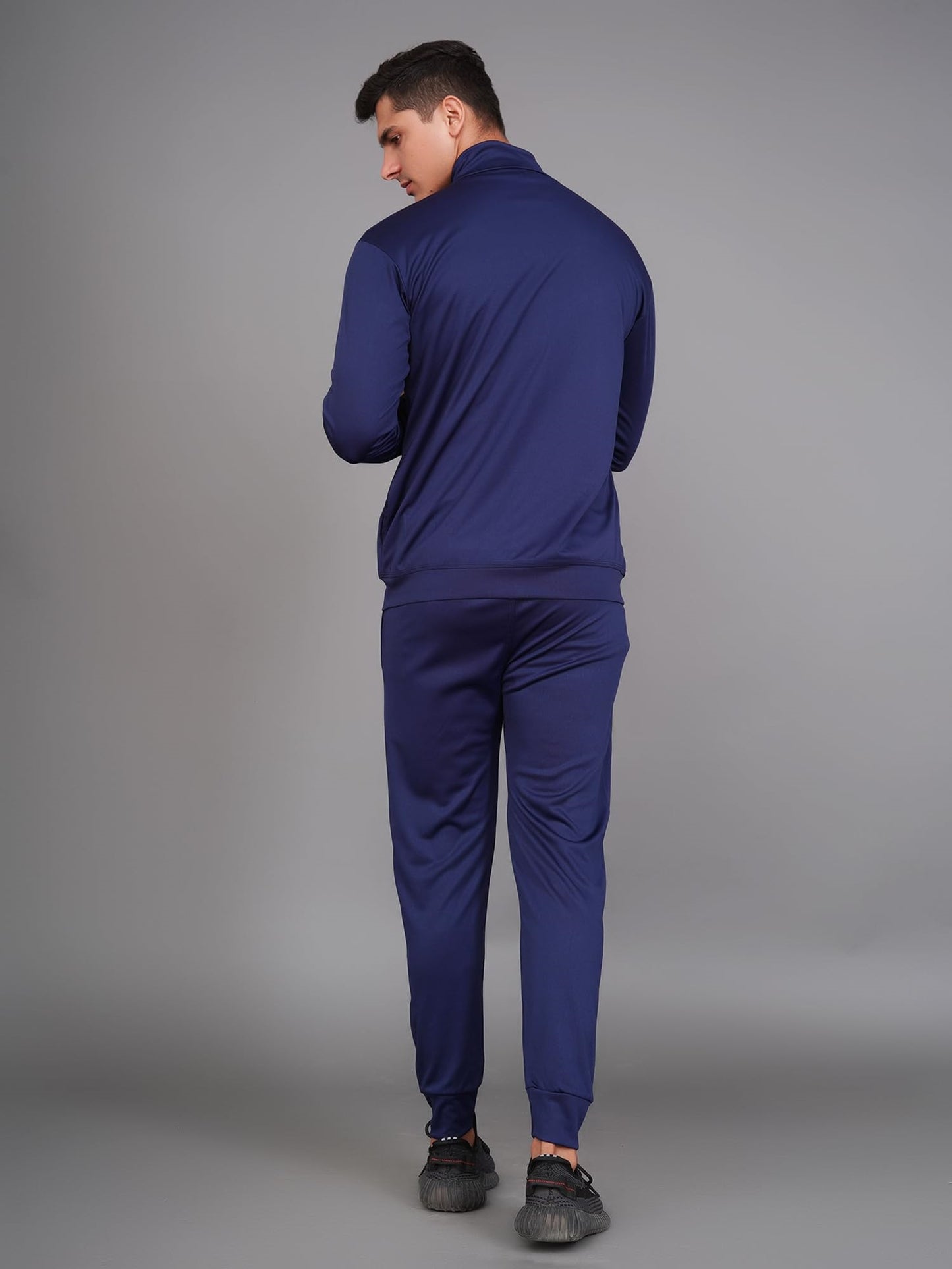 🧘‍♂️ Urban Tracksuit™ - Breathable Fabric (Navy Blue) 🏃‍♀️🖤 | 45% Off 🔥