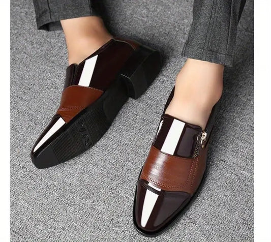 Stylish Zipper Loafers for Men 👞💫Effortless Comfort |Limited Stock ⏰⚡