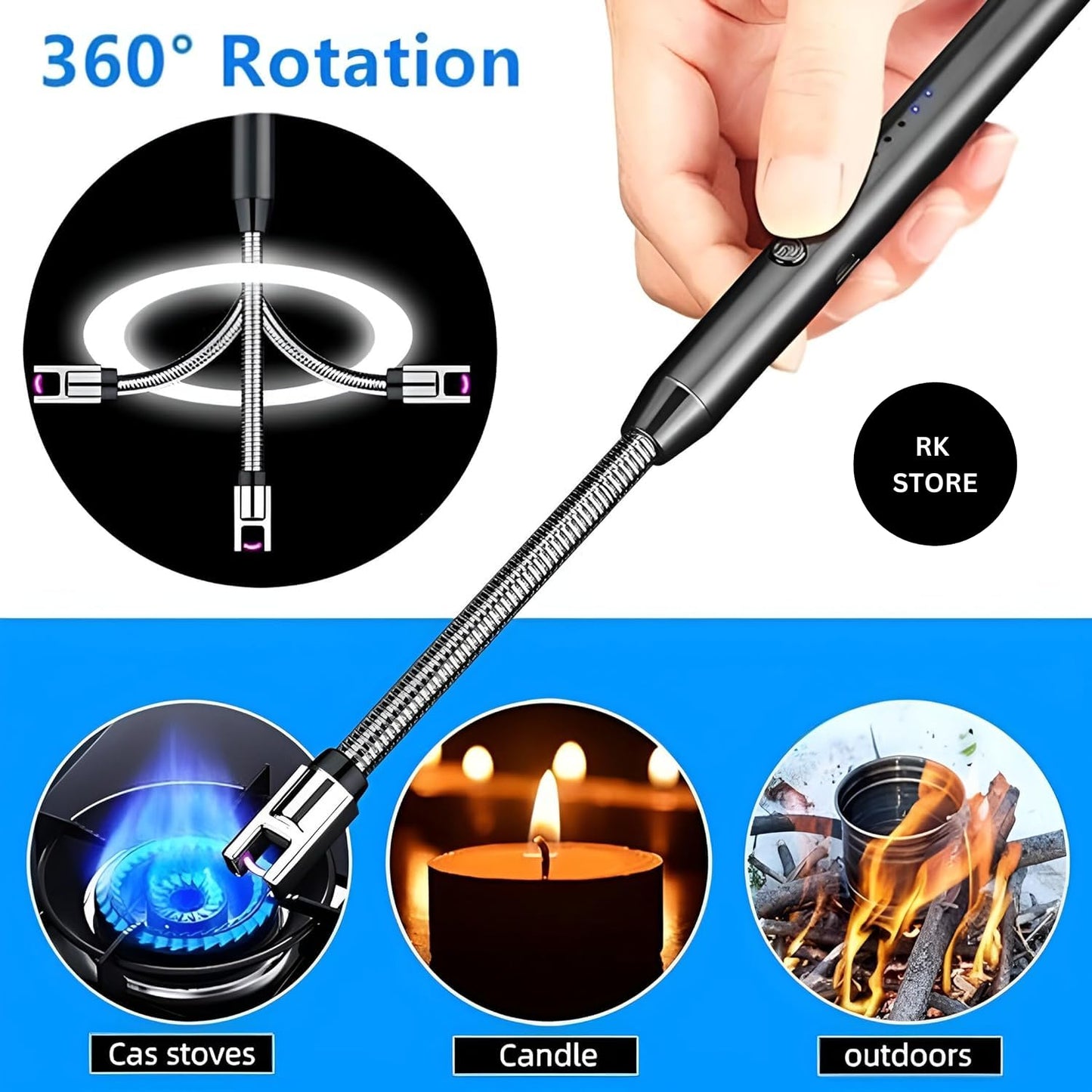 🔥⚡Multi-Purpose Electric Gas Lighter | FLAT 50% 🔥