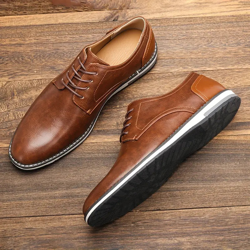 ⚡🟤 Urban Edge Oxfords Brown Shoes | FLAT 45% Off 🔥